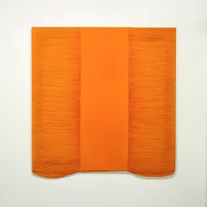 Deconstructed Painting Burnt Orange by Graziela Guardino