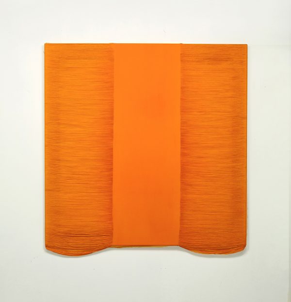 Deconstructed Painting Burnt Orange by Graziela Guardino