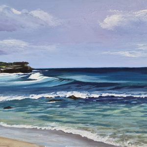 July Afternoon at Bronte Beach by Fran Connelley