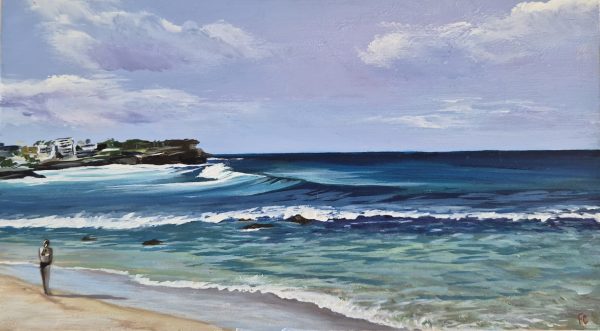 July Afternoon at Bronte Beach by Fran Connelley