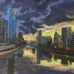 Southbank Sunset by Sarah Stockdale