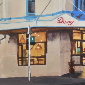 End of the Day - The Dairy Bondi Road by Sandra Fisher
