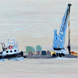 Highly Commended: Working Harbour by Sydney Suzanne Alexander