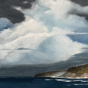 Stormy View from Angourie by Gina Grave
