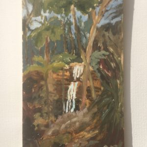 Waterfall Sings to the Tree-Fern, Parsley Bay by Michelle Hall