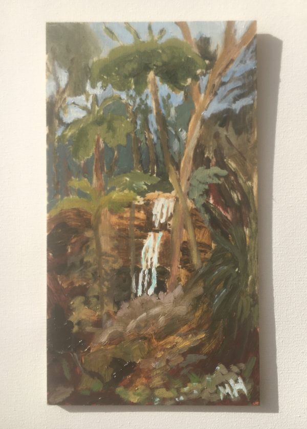 Waterfall Sings to the Tree-Fern, Parsley Bay by Michelle Hall
