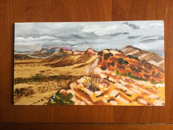 West Macdonnell Ranges looking East towards Alice Springs by Lisa Farmer